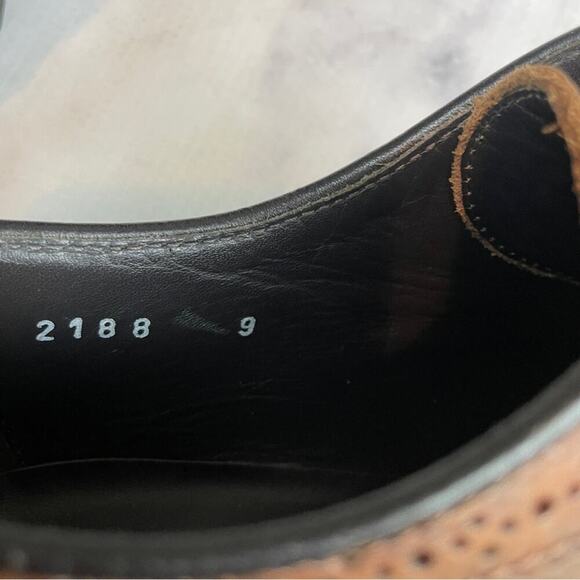 To Boot New York David Brown Leather Brogue Lace Up Oxfords - Picture 10 of 10